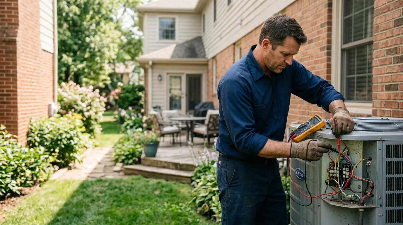 HVAC technician working near Ironton, MN
